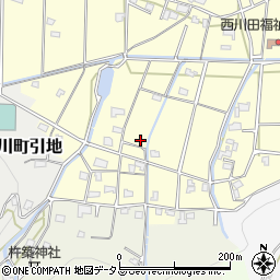 徳島県吉野川市山川町川田299周辺の地図