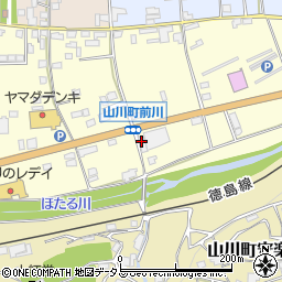 四国電気保安協会　徳島西事業所周辺の地図