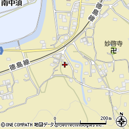 徳島県吉野川市川島町桑村940周辺の地図