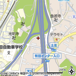 和歌山県有田郡有田川町天満124-4周辺の地図
