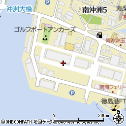 徳島南部陸運株式会社　徳島営業所周辺の地図