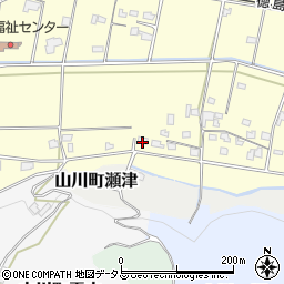 徳島県吉野川市山川町川田566周辺の地図