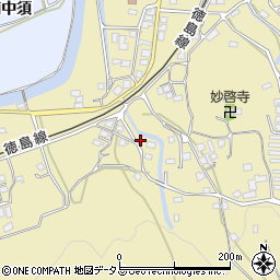 徳島県吉野川市川島町桑村908周辺の地図