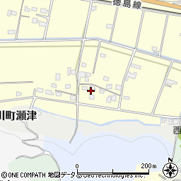 徳島県吉野川市山川町川田693周辺の地図
