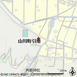 徳島県吉野川市山川町川田164周辺の地図