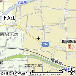 徳島県吉野川市川島町桑村2602-2周辺の地図