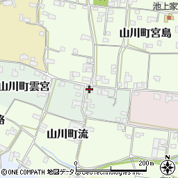 徳島県吉野川市山川町雲宮15周辺の地図