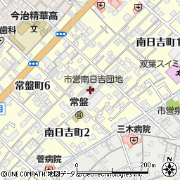 市営南日吉団地周辺の地図