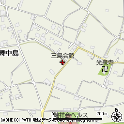 三島会館周辺の地図