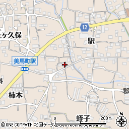 徳島県美馬市美馬町駅70周辺の地図