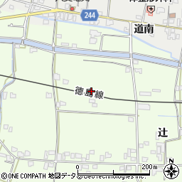 徳島県吉野川市川島町学辻158周辺の地図