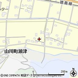 徳島県吉野川市山川町川田576周辺の地図