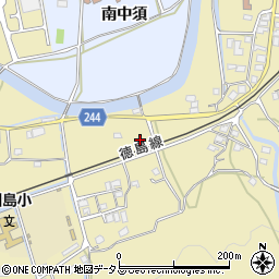 徳島県吉野川市川島町桑村964周辺の地図