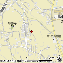 徳島県吉野川市川島町桑村669周辺の地図