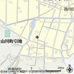 徳島県吉野川市山川町川田290周辺の地図