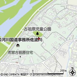 山口県防府市古祖原周辺の地図