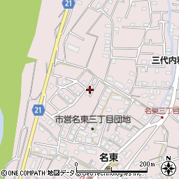 徳島県徳島市名東町3丁目498周辺の地図