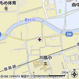 徳島県吉野川市川島町桑村2187周辺の地図