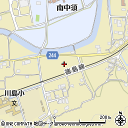 徳島県吉野川市川島町桑村966周辺の地図