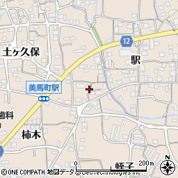 徳島県美馬市美馬町駅95周辺の地図