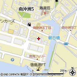 瀧本株式会社　徳島営業所周辺の地図