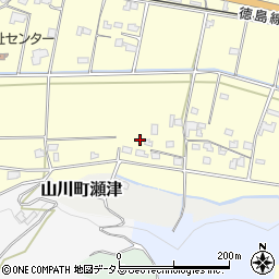 徳島県吉野川市山川町川田561周辺の地図