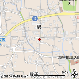 徳島県美馬市美馬町駅51周辺の地図