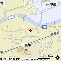 徳島県吉野川市川島町桑村2214周辺の地図