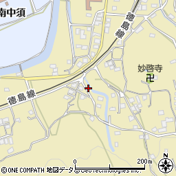 徳島県吉野川市川島町桑村905周辺の地図