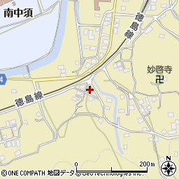 徳島県吉野川市川島町桑村907周辺の地図