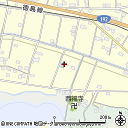 徳島県吉野川市山川町川田783周辺の地図