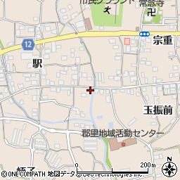 徳島県美馬市美馬町駅37周辺の地図