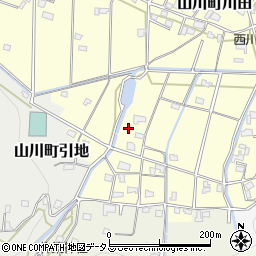 徳島県吉野川市山川町川田288周辺の地図