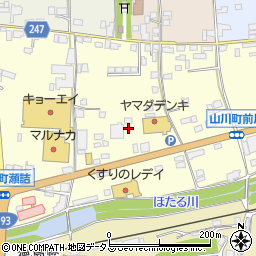 徳島県吉野川市山川町前川109周辺の地図