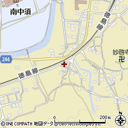 徳島県吉野川市川島町桑村902周辺の地図