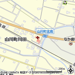 徳島県吉野川市山川町川田1067周辺の地図