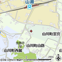徳島県吉野川市山川町雲宮49周辺の地図