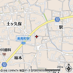 徳島県美馬市美馬町駅107周辺の地図