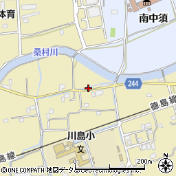 徳島県吉野川市川島町桑村2215周辺の地図