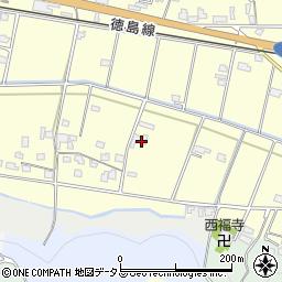 徳島県吉野川市山川町川田749周辺の地図