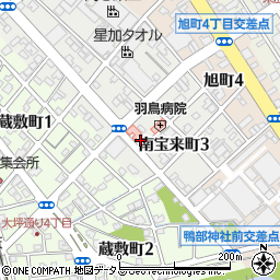 愛媛新聞（新聞店）エリアサービス今治東周辺の地図