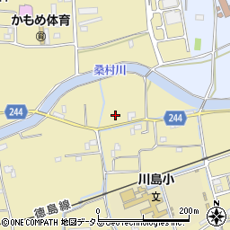 徳島県吉野川市川島町桑村2258周辺の地図