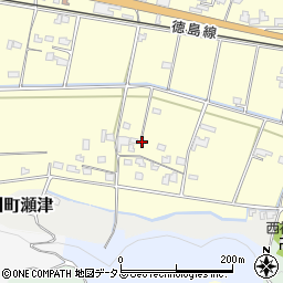 徳島県吉野川市山川町川田692周辺の地図