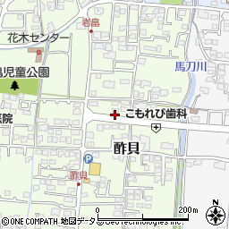 山口県防府市酢貝周辺の地図