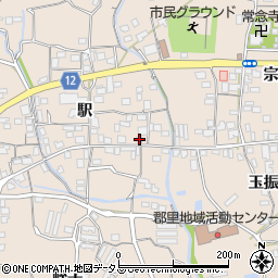 徳島県美馬市美馬町駅25周辺の地図