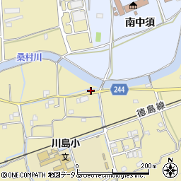 徳島県吉野川市川島町桑村2211-1周辺の地図