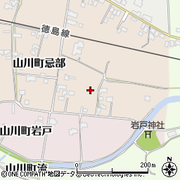 〒779-3402 徳島県吉野川市山川町堤内の地図
