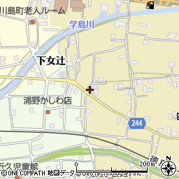 徳島県吉野川市川島町桑村2625周辺の地図