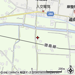 徳島県吉野川市川島町学辻141周辺の地図
