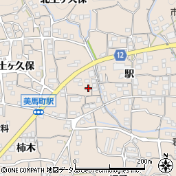 徳島県美馬市美馬町駅94周辺の地図